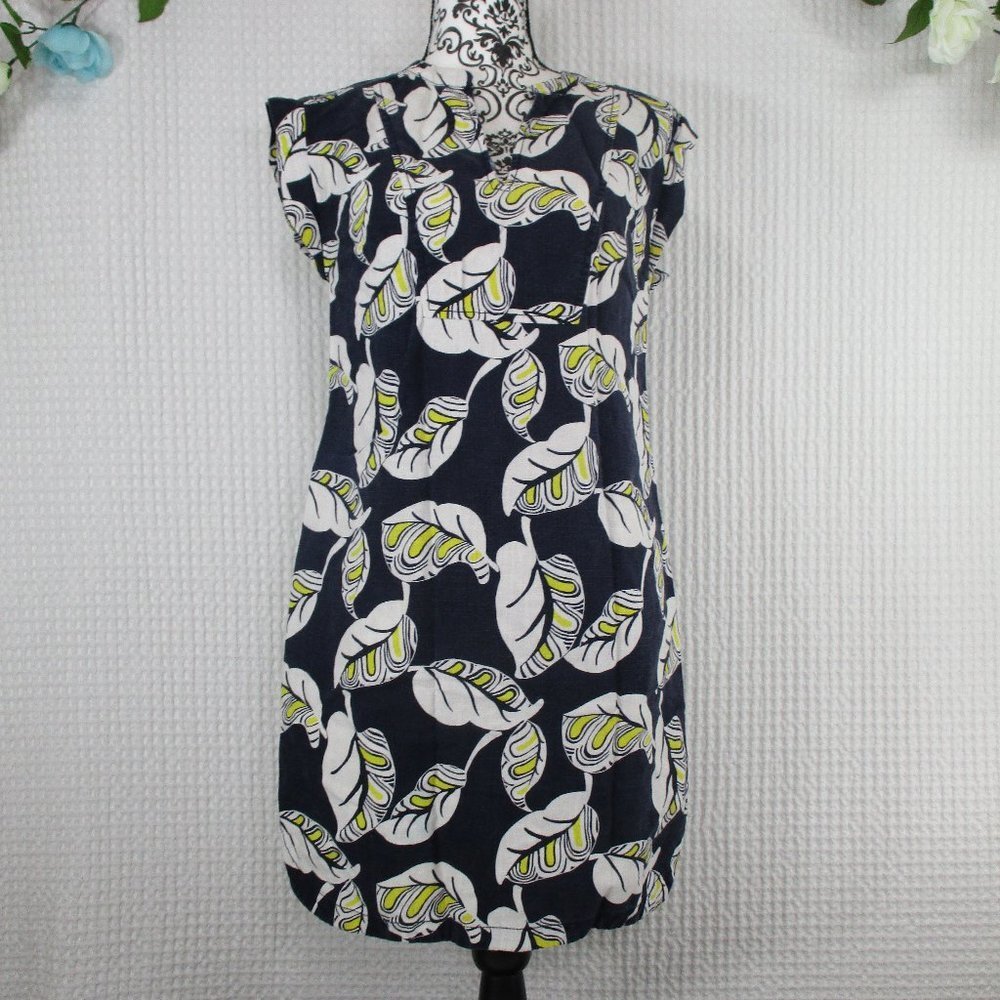 J. CREW Tropical Frond Shift Dress Size XXS - Picture 7 of 9